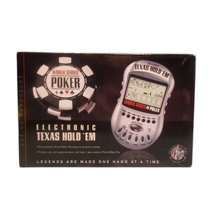 World Series Of Poker Electronic Texas Hold'em Handheld Game